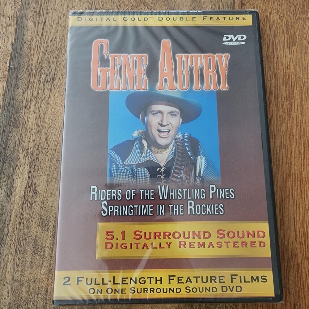 Gene Autry Riders Of Whistling Pines Springtime In The Rockies DVD Remastered